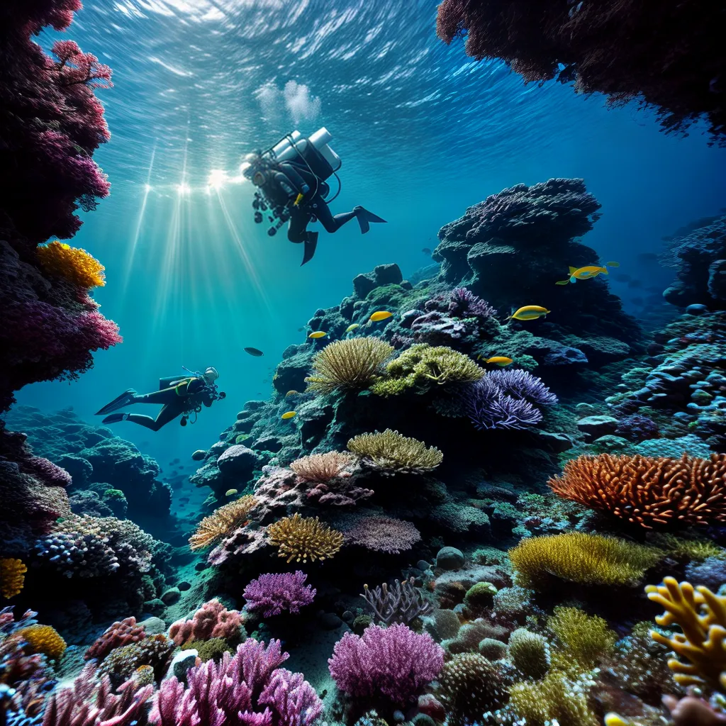 Fotos mergulhador oceano vida marinha sonhos