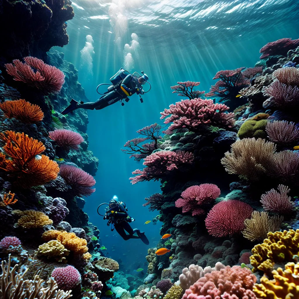 Explorando as Profundezas: Descubra o que Significa Sonhar com Equipamentos de Mergulho 4 Fotos mergulhador recife peixe oceano