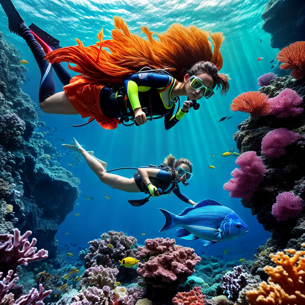 Descubra o que Significa Sonhar com Mergulho 2 Fotos mergulho aventura coral