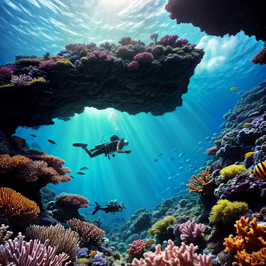 Descubra o que Significa Sonhar com Mergulho 3 Fotos mergulho aventura peixes coral