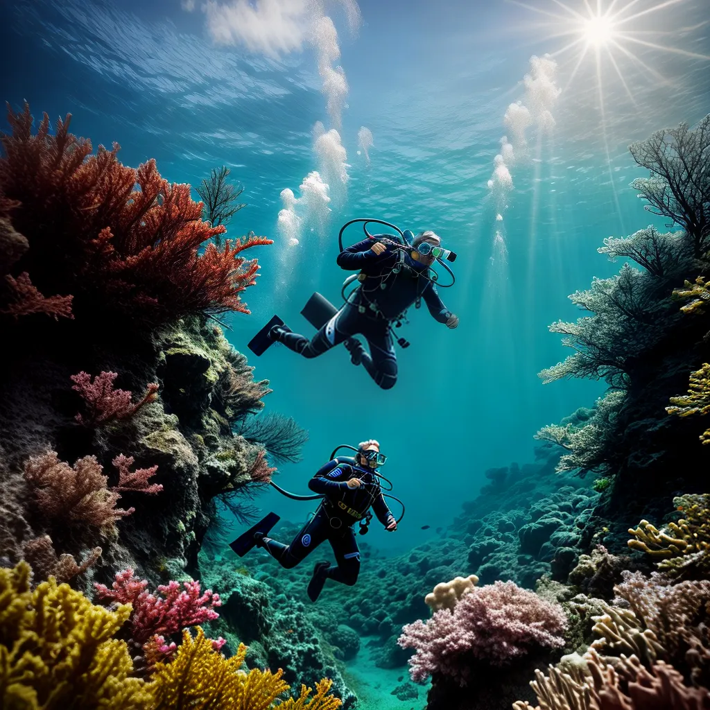 Fotos mergulho oceano aventura misterio