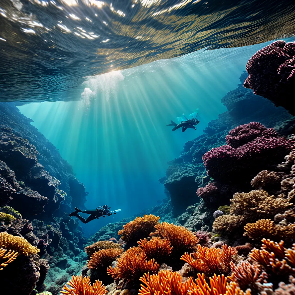 Fotos mergulho oceano peixes coral sonho