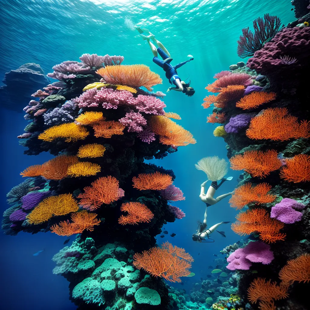 Navegando na Profundidade: Desvendando o Significado dos Sonhos Aquáticos 4 Fotos mergulho peixe coral misterio