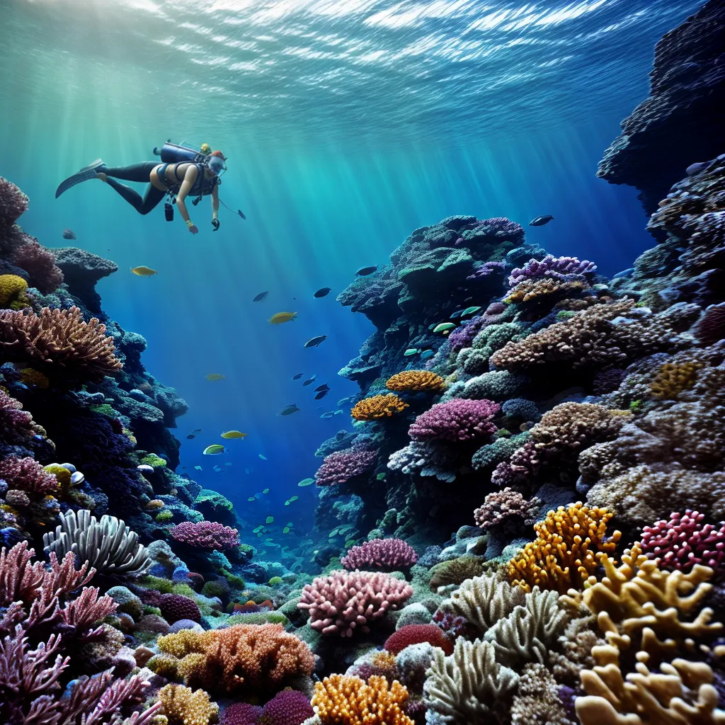 Fotos mergulho peixe coral subconsciente
