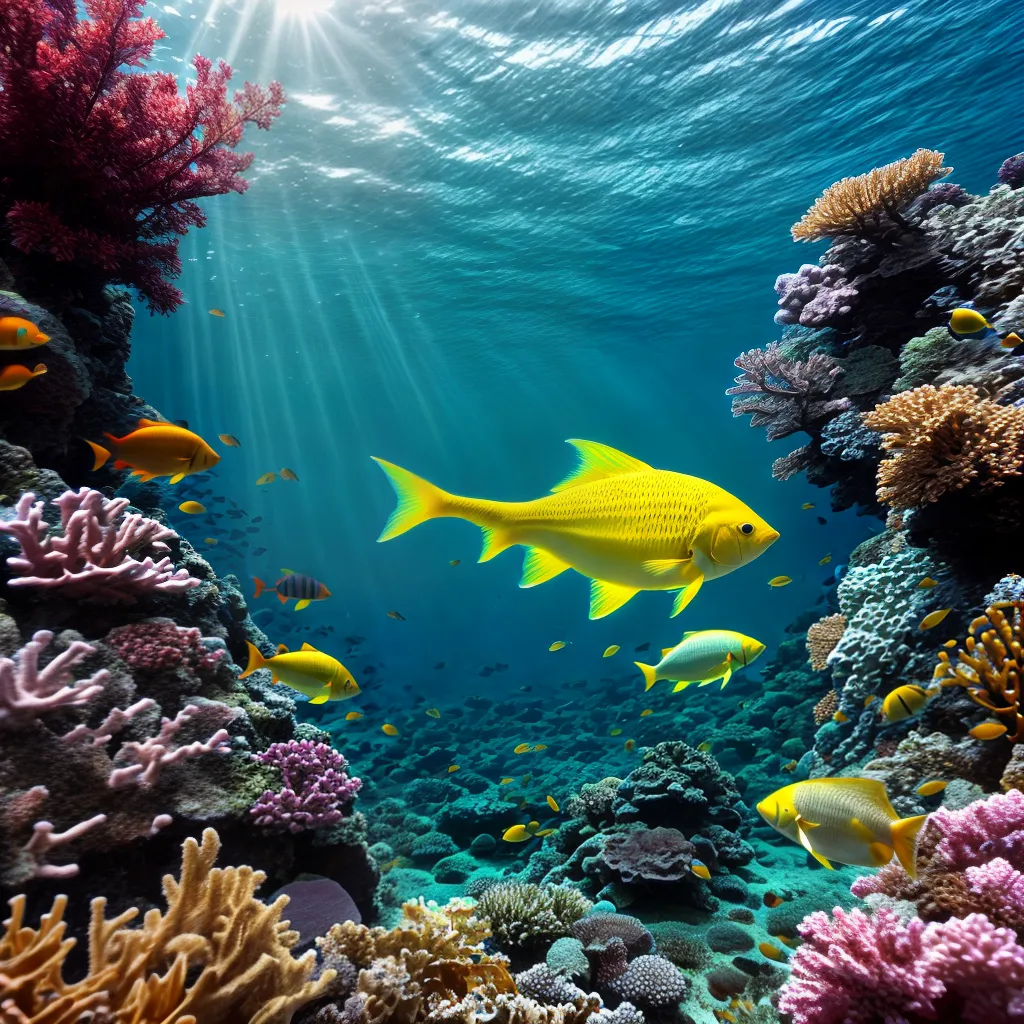Fotos mergulho peixes coral turistas