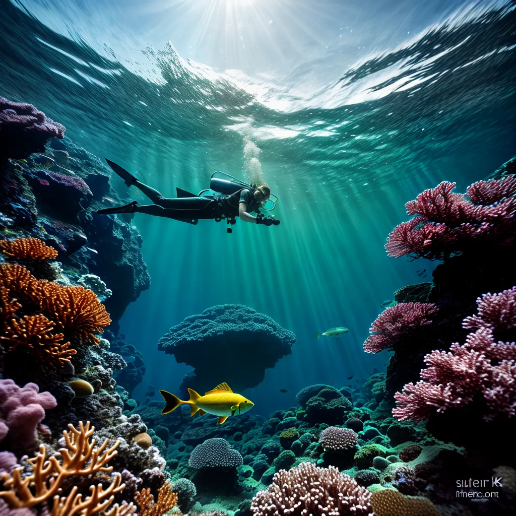 Fotos mergulho sereno coral peixe autoconhecimento