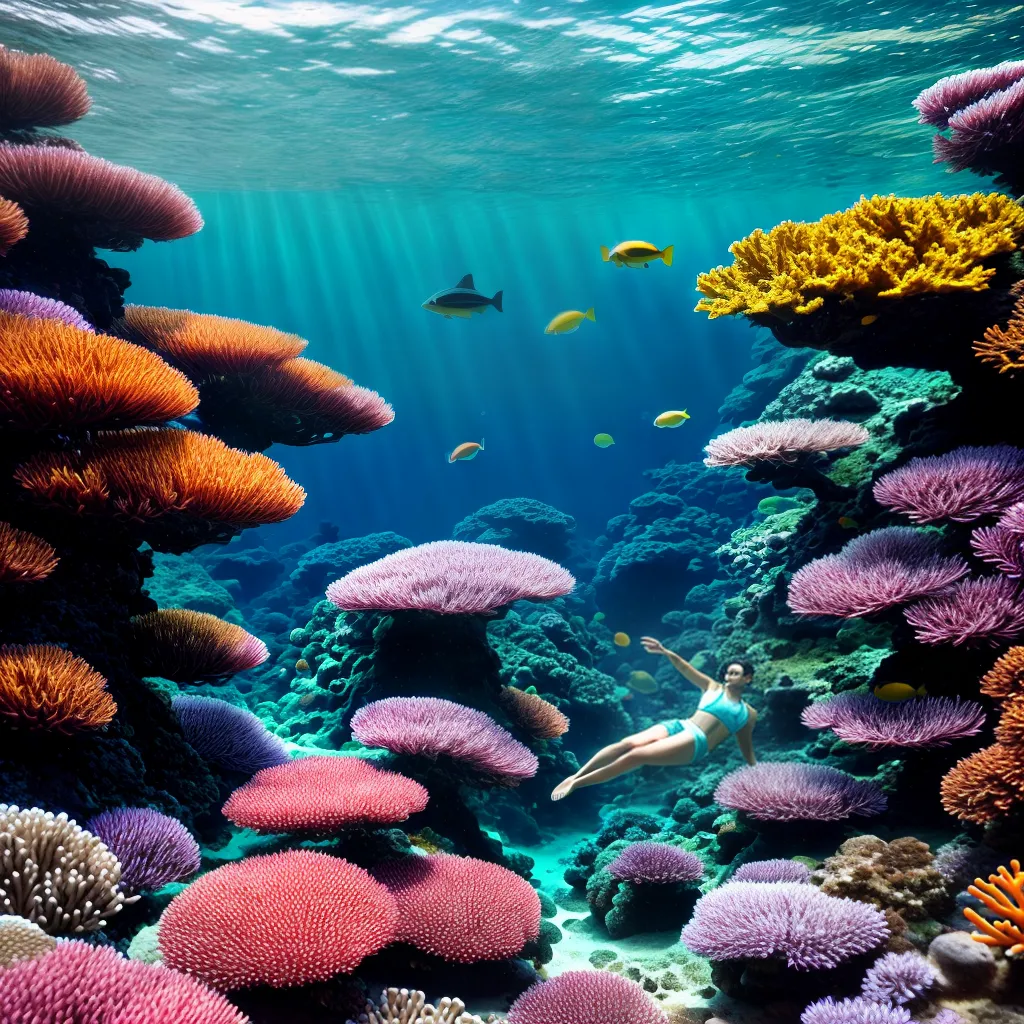 Fotos mergulho sereno peixe coral sonho 1