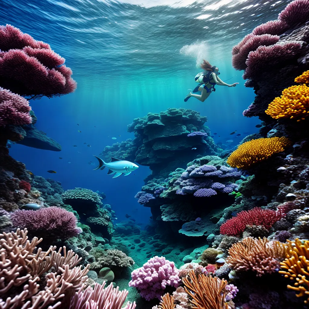 Fotos mergulho sereno peixe coral sonhos 1
