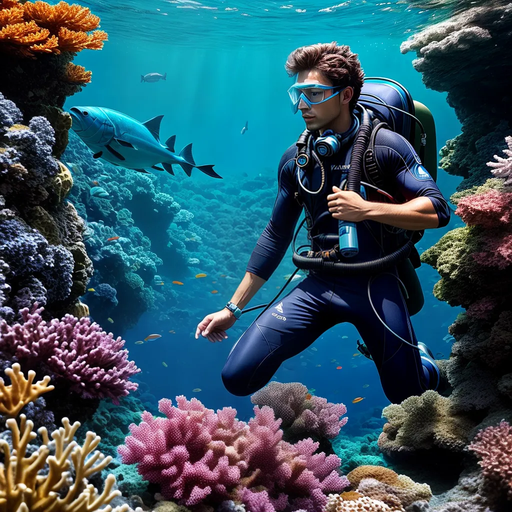Fotos mergulho sereno peixe coral sonhos