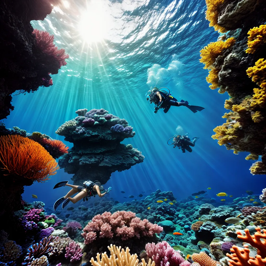 Fotos mergulho sonho aventura peixes coral