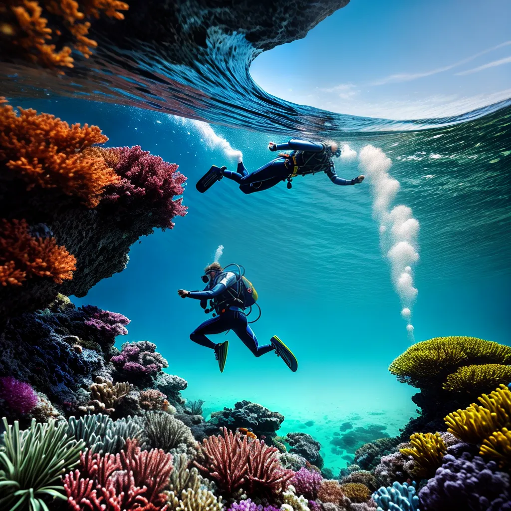 Fotos mergulho sonho oceano