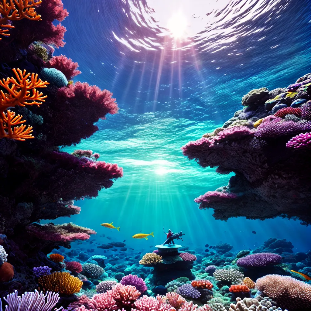 O Significado Oculto dos Sonhos Subaquáticos 2 Fotos mergulho sonho peixe coral azul