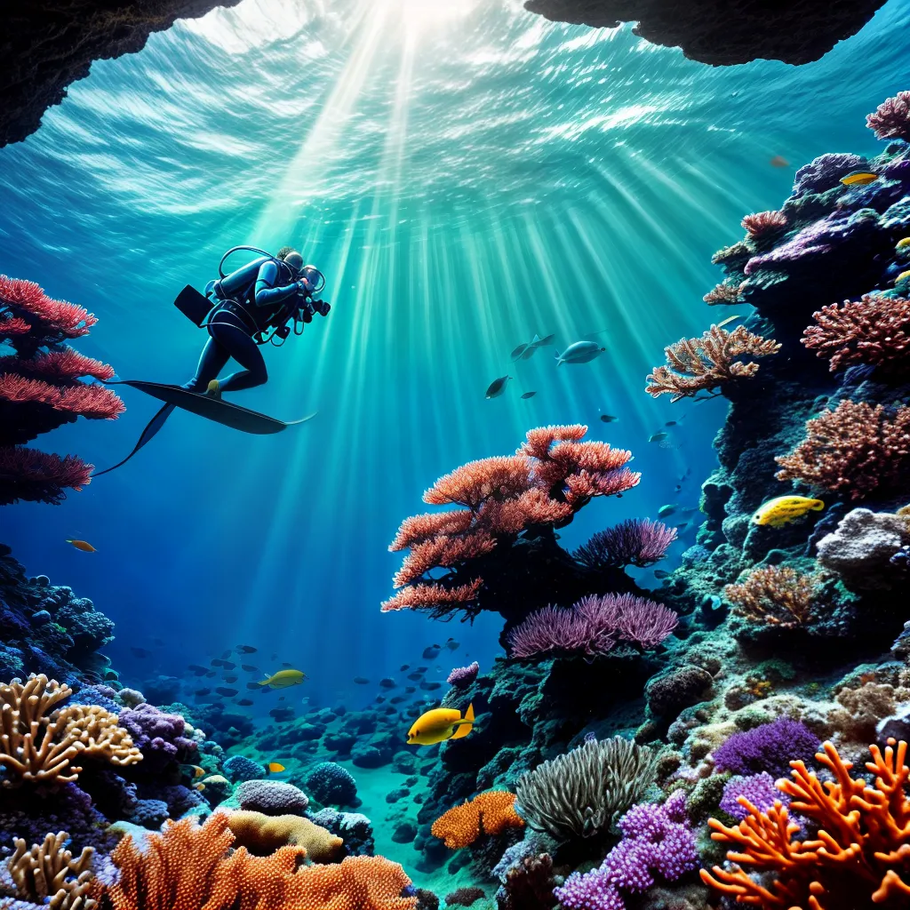 Fotos mergulho sonho submarino peixes coral