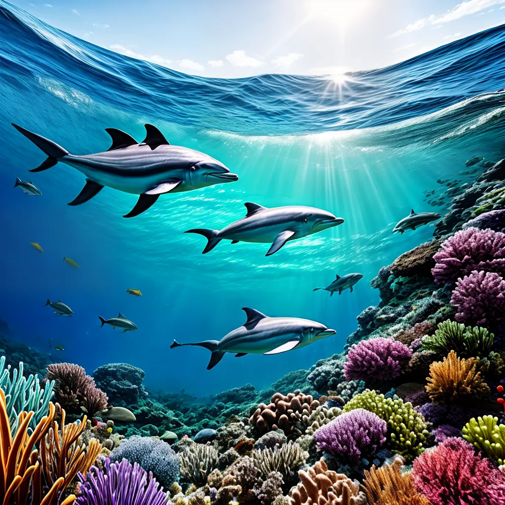 6. Tubulação, Tropelias e Golfinho nariz de garrafa: A interpretação dos seus sonhos! 3 Fotos mergulho sonhos golfinho colorido
