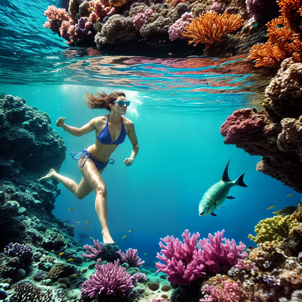 Navegando nas Águas dos Sonhos: Qual o Significado de Sonhar com Nadar? 5 Fotos mergulho sonhos serenidade