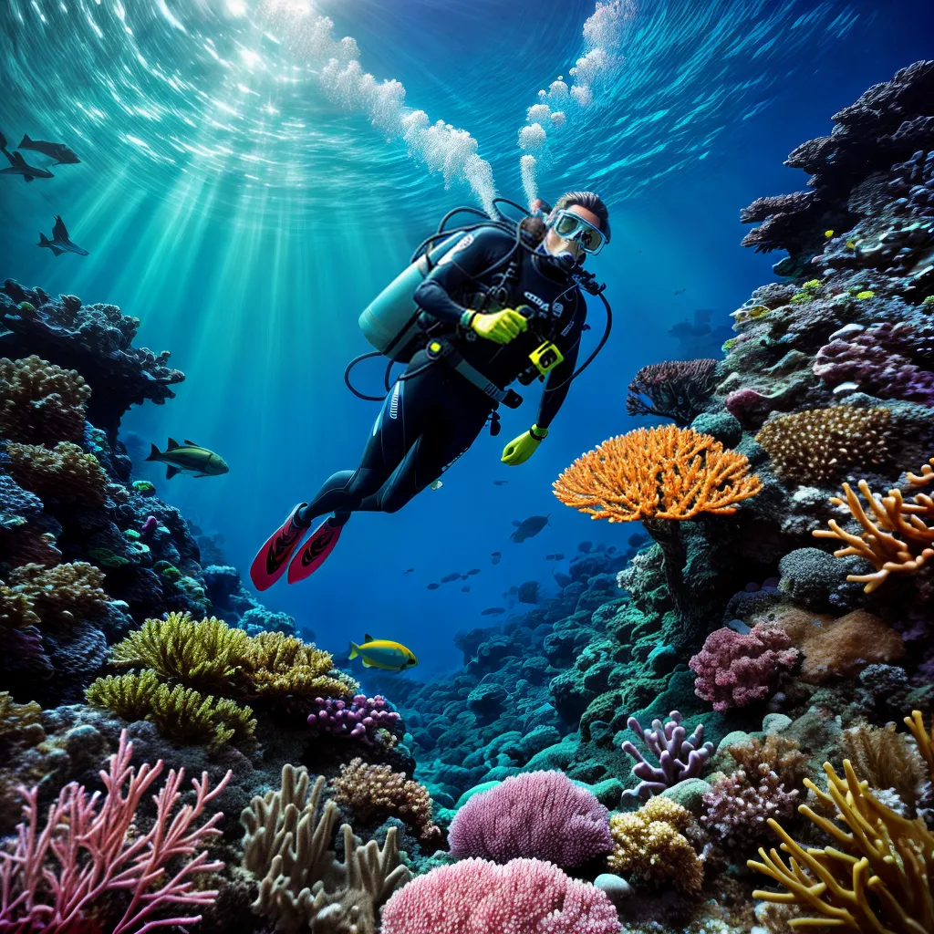 Sonhar com Mergulho: Descubra o Significado das Profundezas dos Sonhos 2 Fotos mergulho subconsciente coral cores
