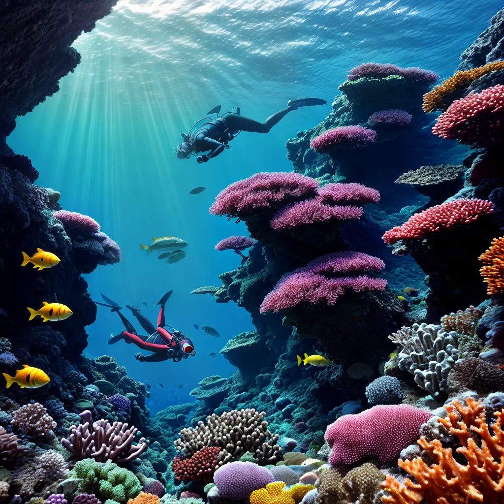 A Simbologia Subaquática dos Sonhos 2 Fotos mergulho tesouro caverna simbolos