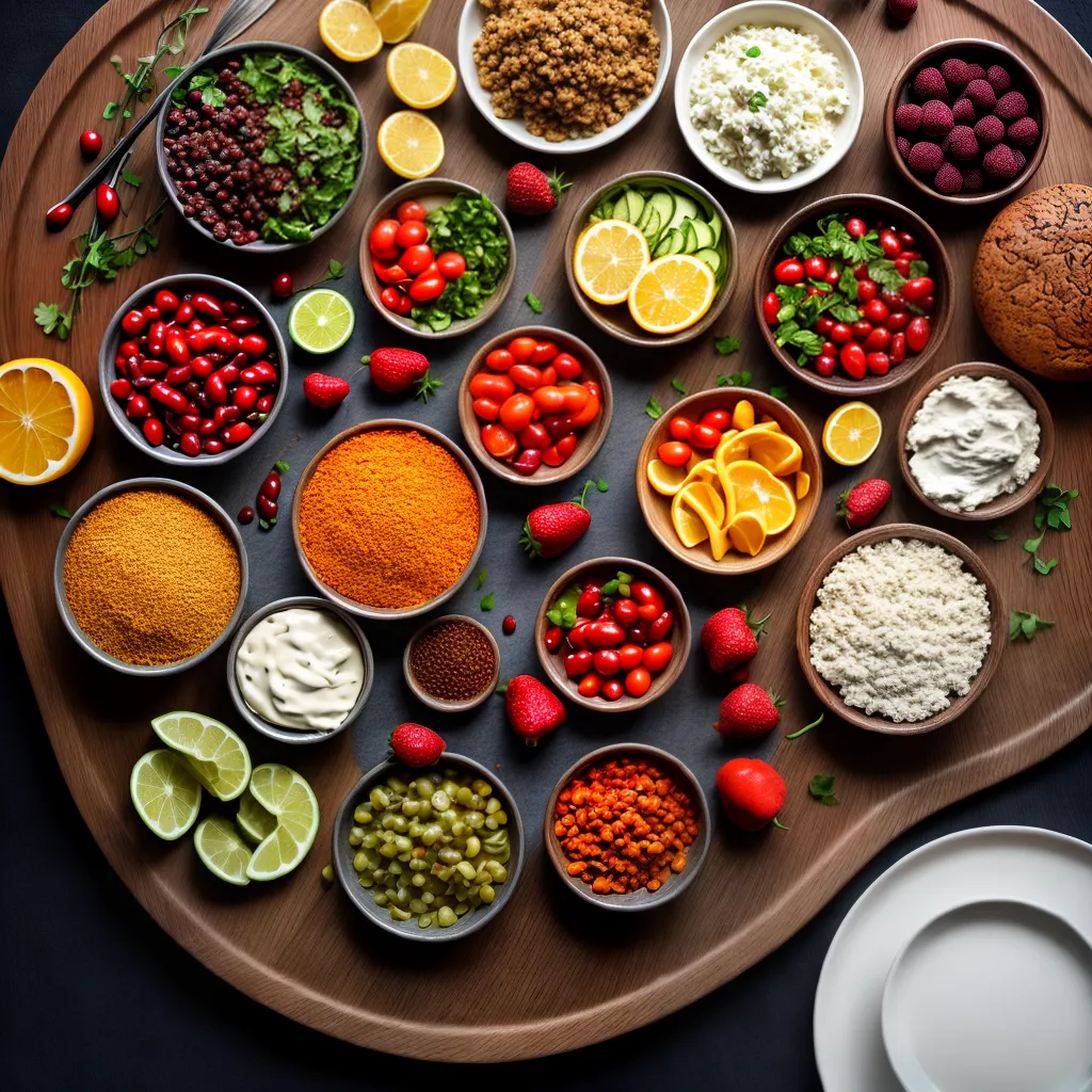 Descubra o Significado dos Sonhos com Alimentos Típicos 5 Fotos mesa comida colorida sonho