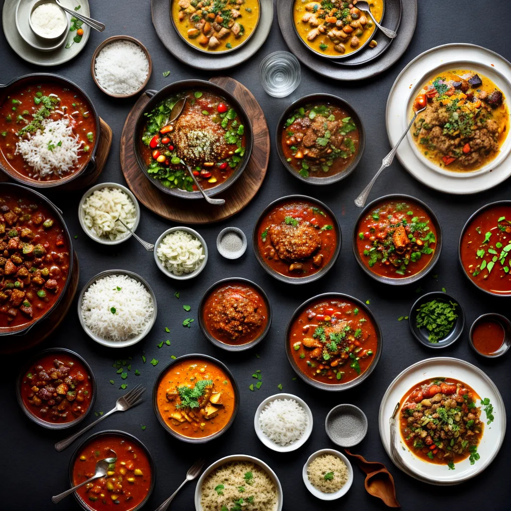 Fotos mesa diversidade culinaria mundo 1