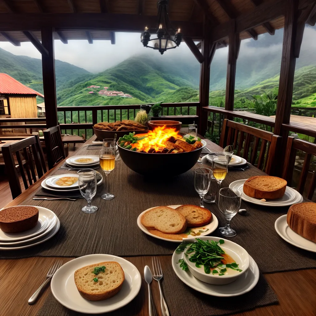 Fotos mesa mantiqueira serra comida