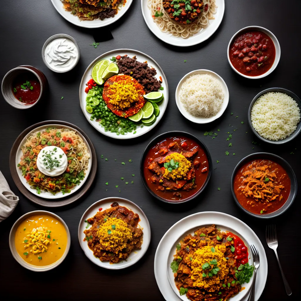 O que significa sonhar com comida regional: Um guia completo 5 Fotos mesa regional colorida sabores