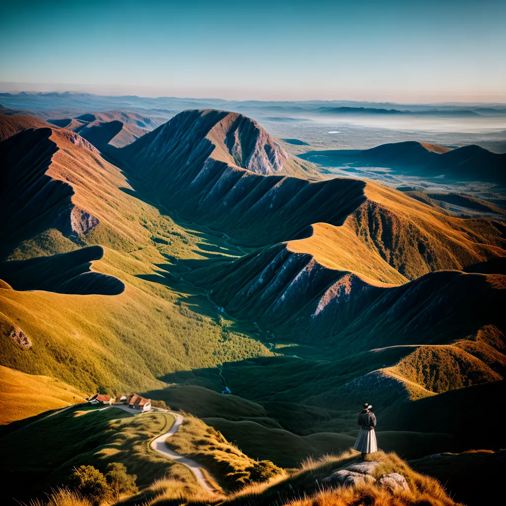 Fotos mirante por do sol paisagem