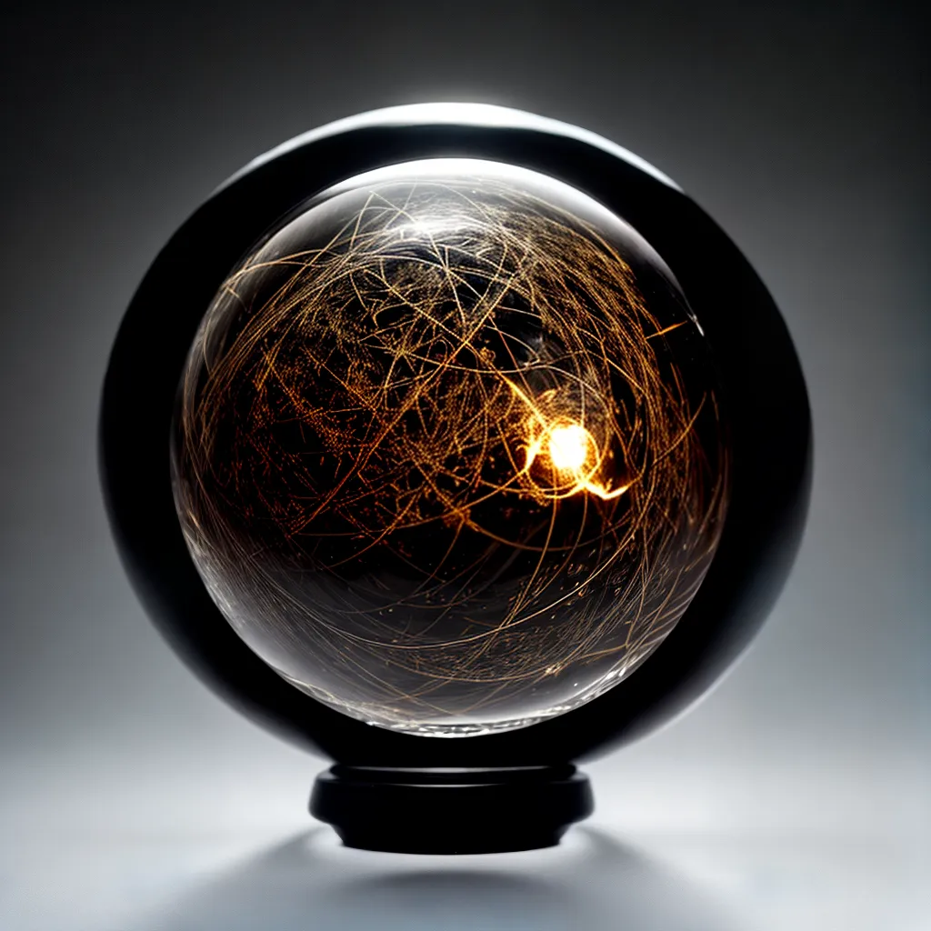 Fotos misterio bola cristal sombra futuro