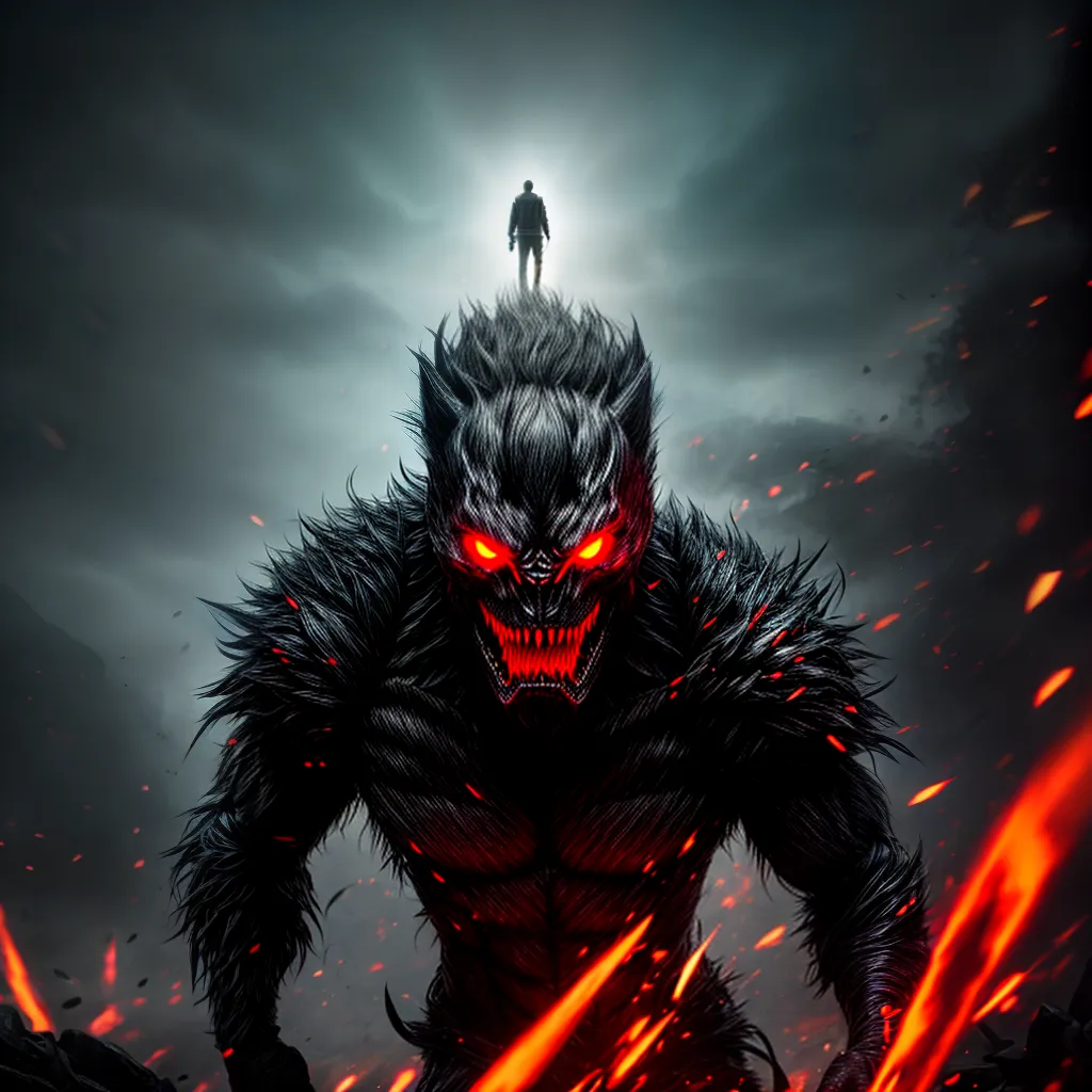 Fotos monstro sombra medo enfrentar