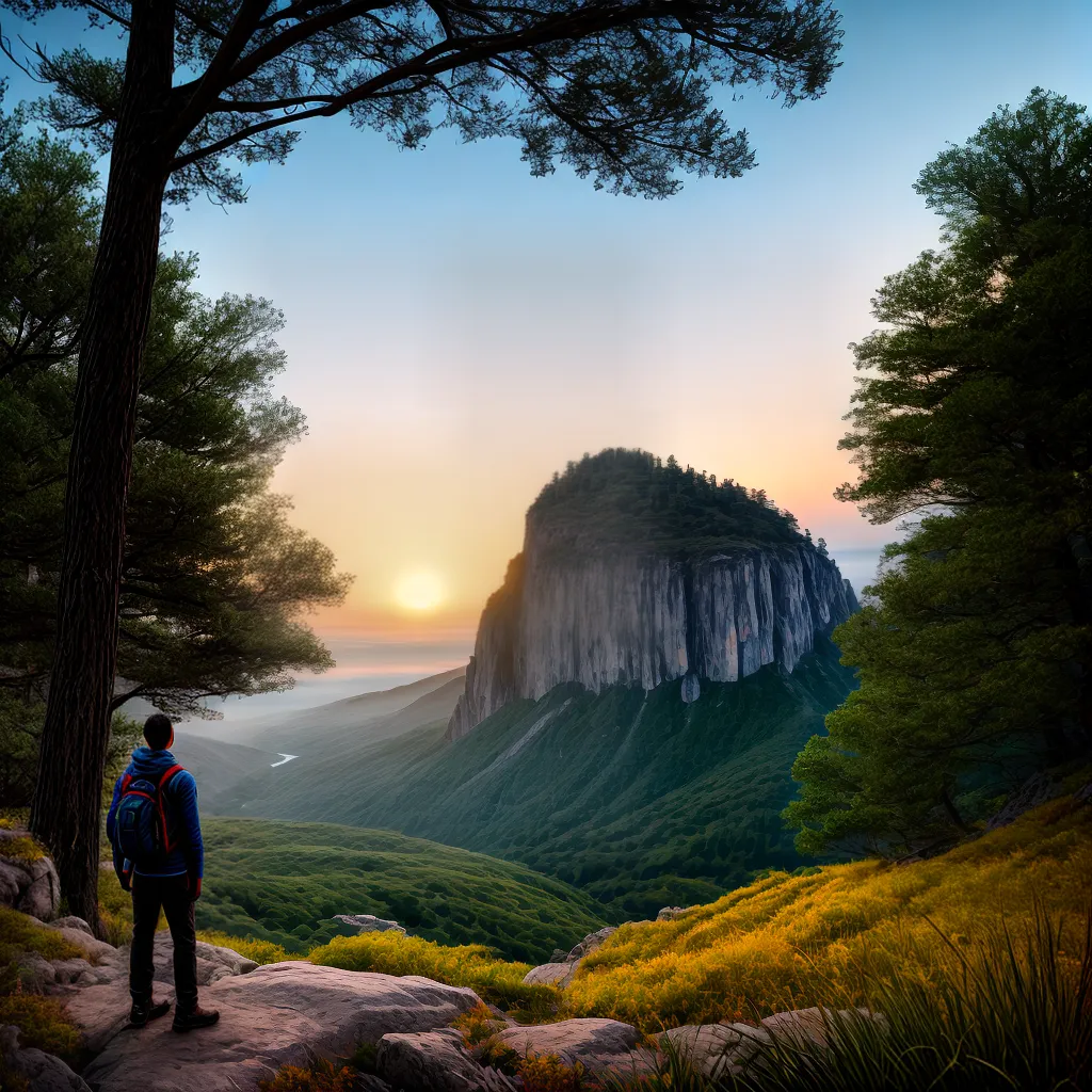 Explorando o Inconsciente: O que Significa Sonhar com Viagem 5 Fotos montanha por do sol aventura caminho