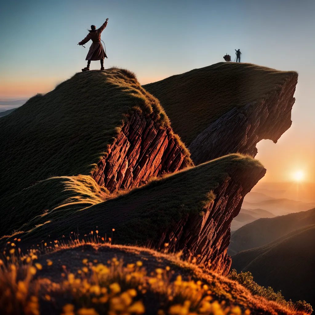 Qual o Significado de Sonhar com uma Alegria Inesperada? 5 Fotos montanha por do sol celebracao alegria