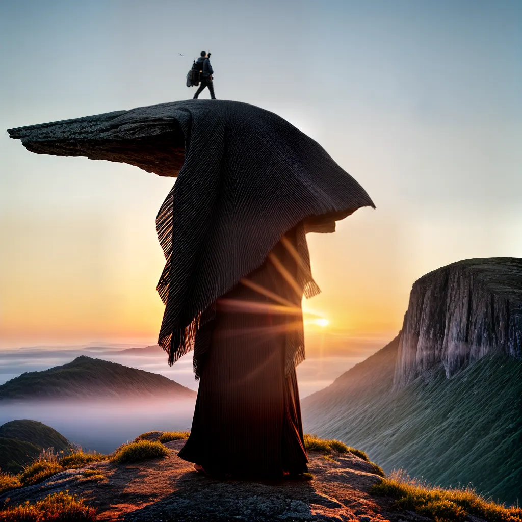 Céu, liberdade e espectros: o que significa sonhar com eles? 2 Fotos montanha por do sol liberdade espiritos