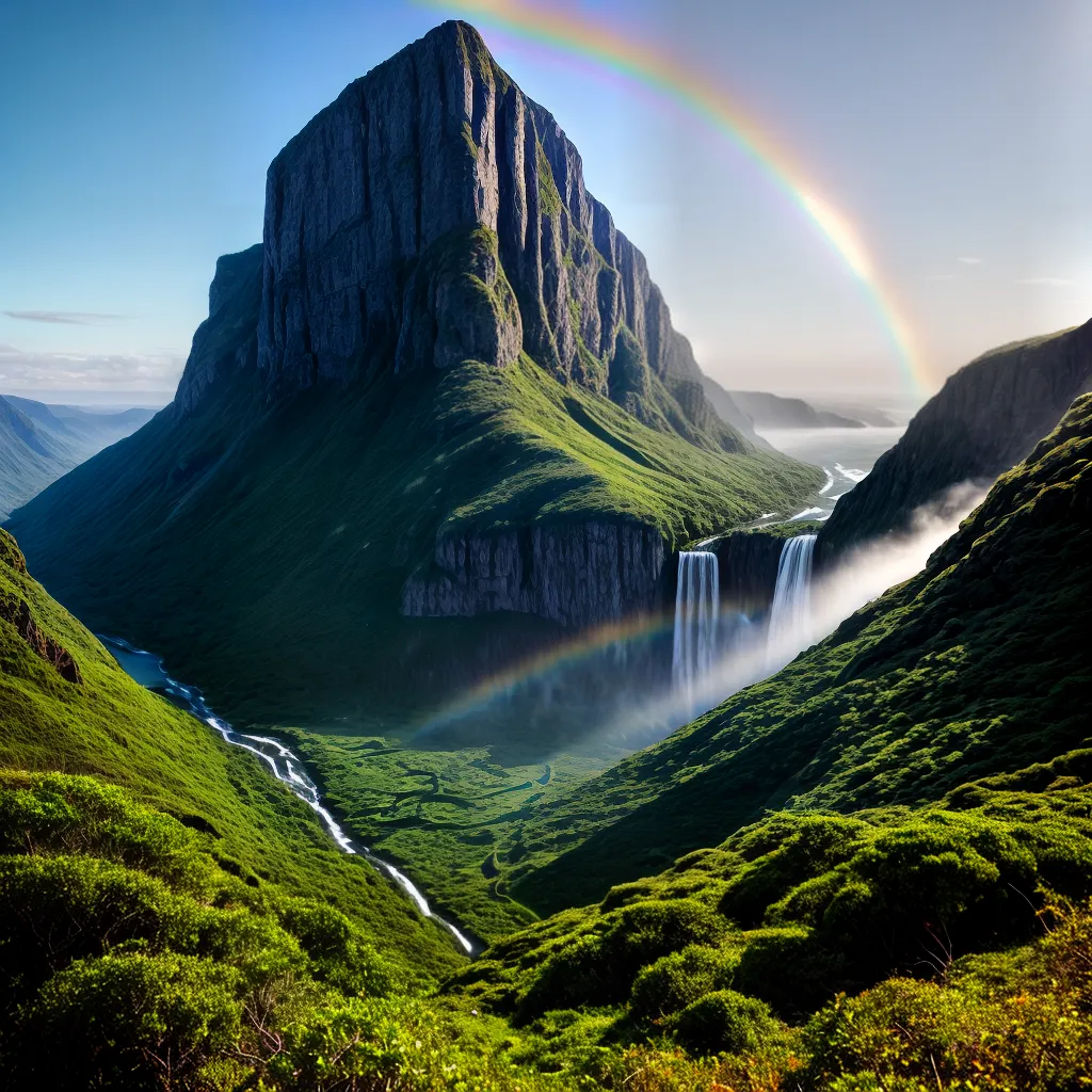 Fotos montanha sol cachoeira arcoiris ecoturismo