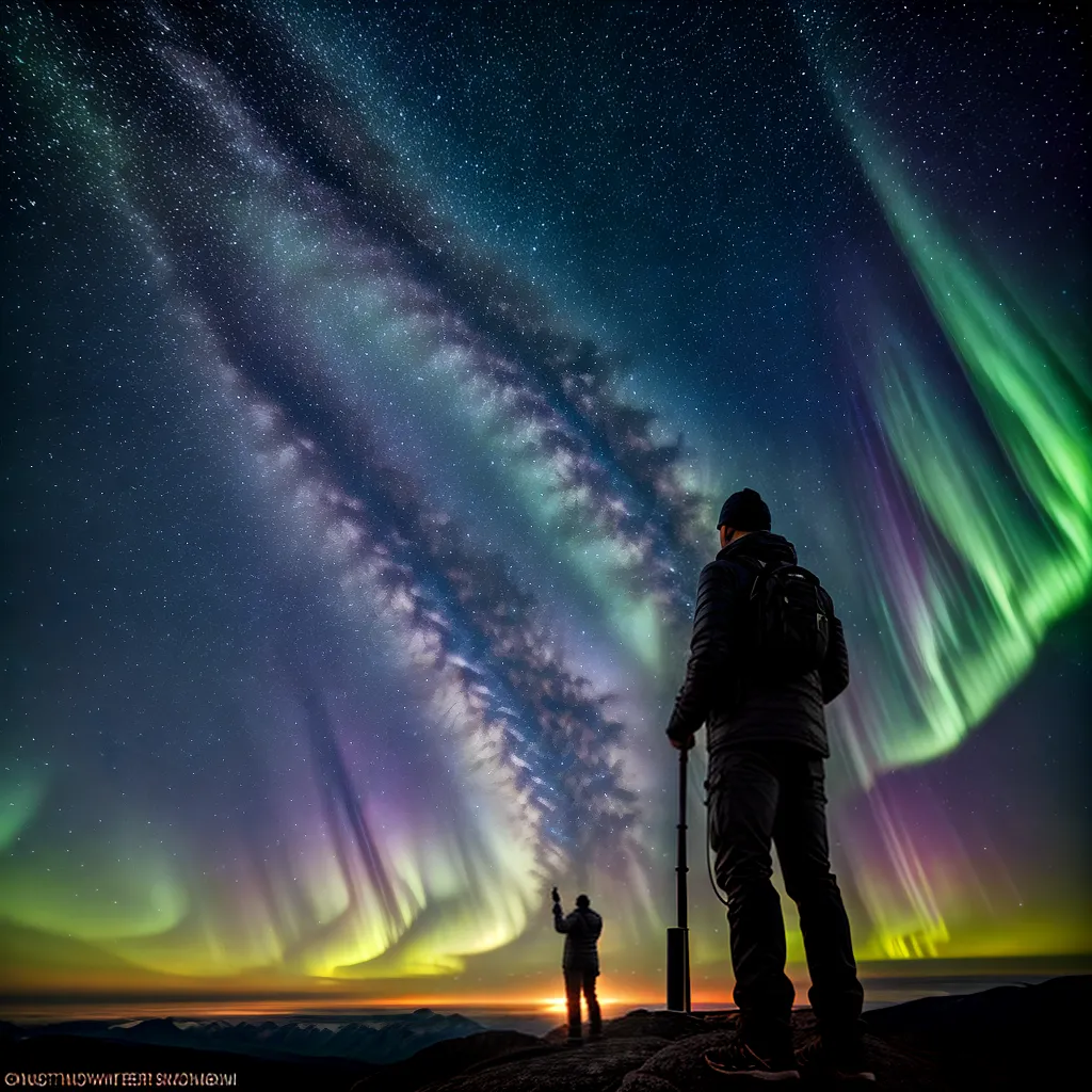 Título do Blog: Intuição Poderosa: Significado de Sonhar com Profecias 5 Fotos montanha telescopio aurora estrelas