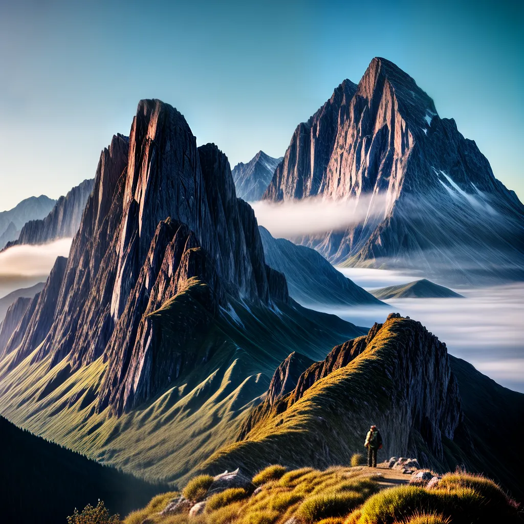 Fotos montanhas desafios determinacao sonhos