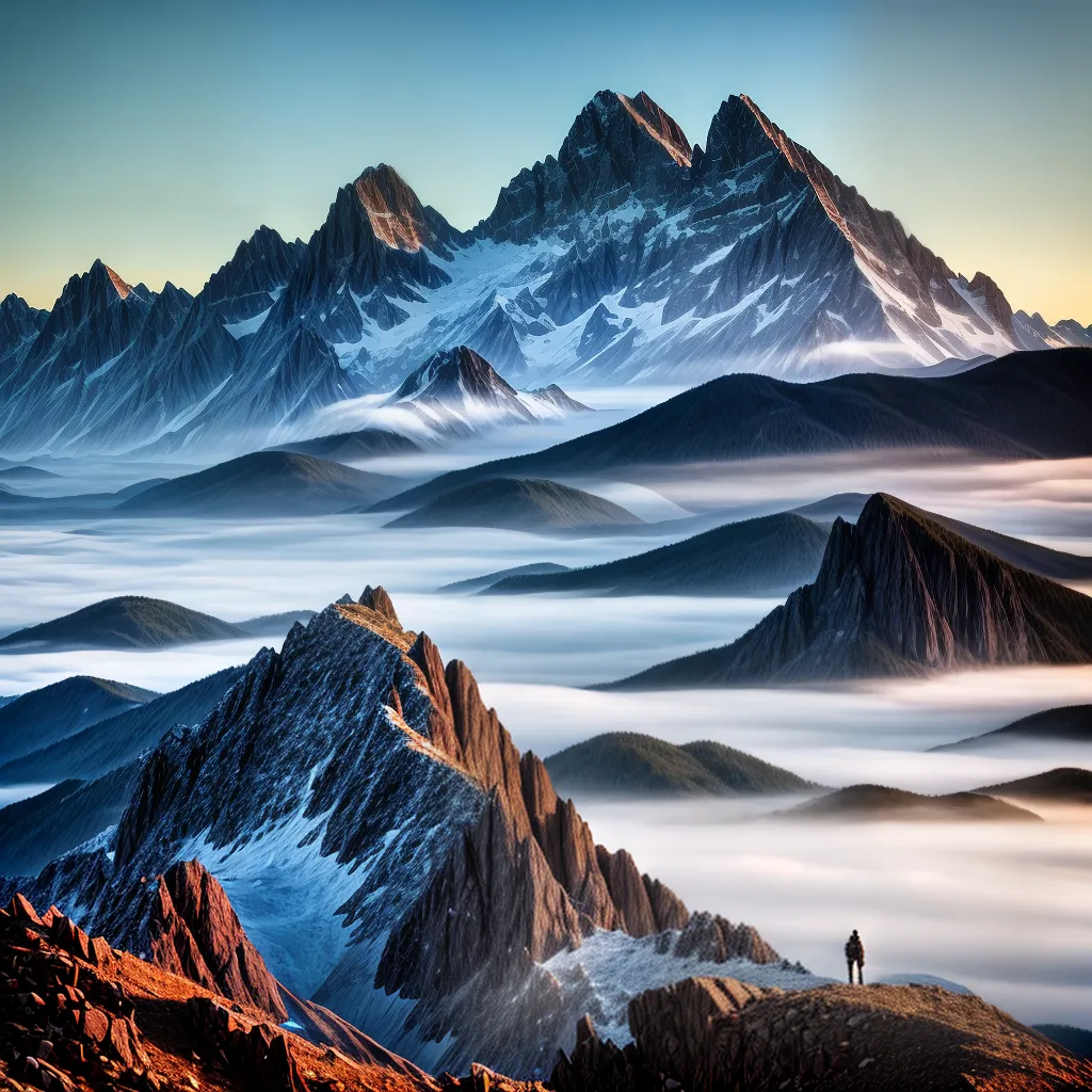 Significado de Sonhar com Montanhas? Descubra Agora! 6 Fotos montanhas nevoa solitario introspectivo
