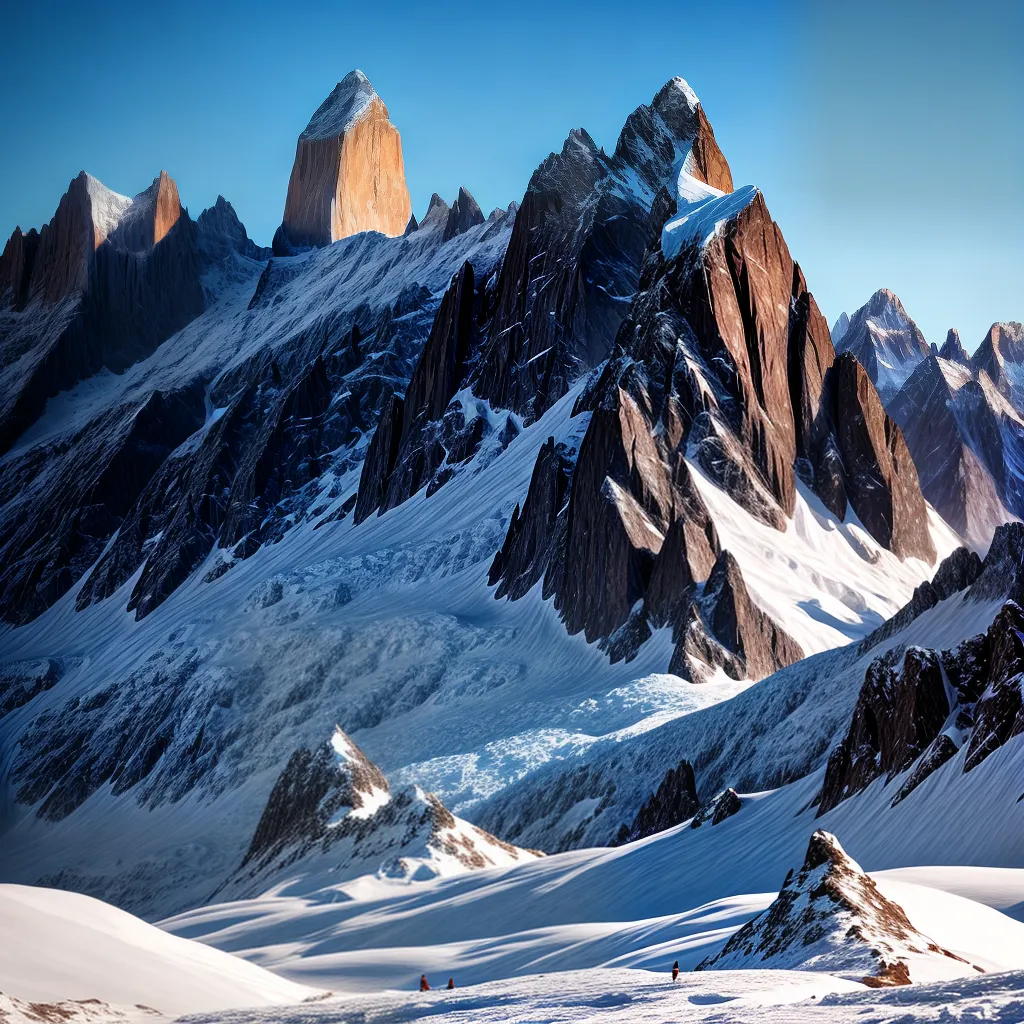 Fotos montanhas patagonia desafios pureza