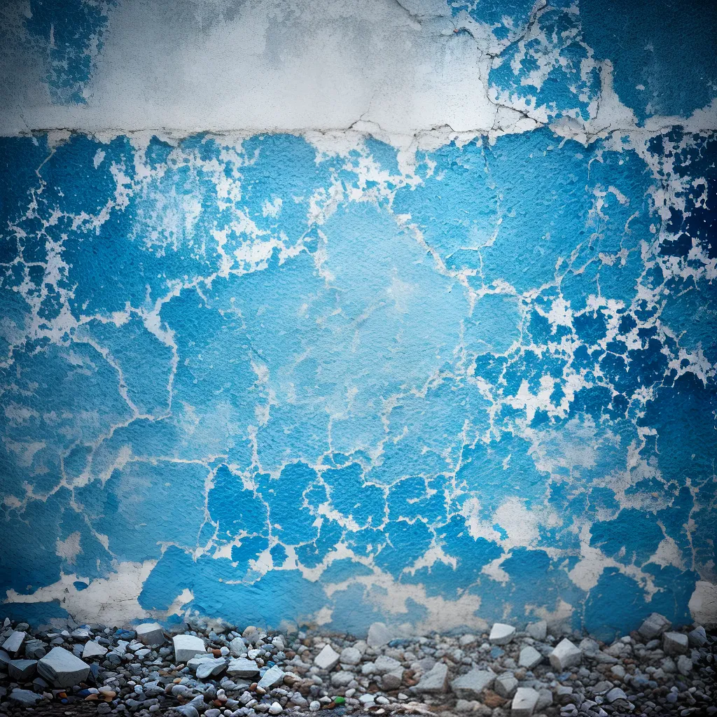 Fotos mosaico azul renovacao parede