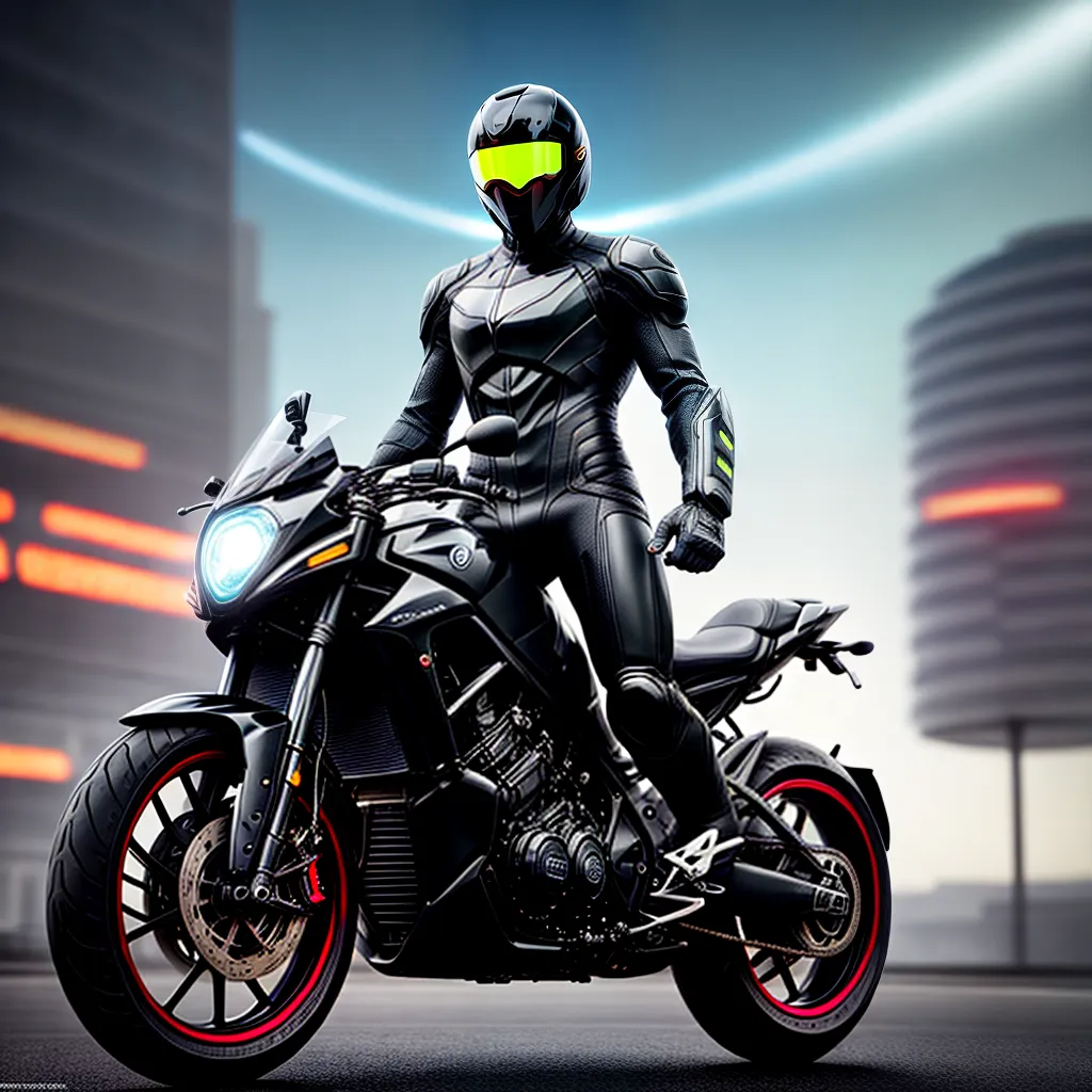 Bike dos sonhos: pedalar em outras dimensões 5 Fotos moto futurista neon cidade aventura
