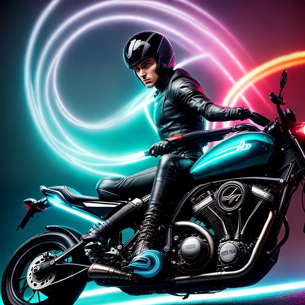 Bike dos sonhos: pedalar em outras dimensões 2 Fotos moto futurista neon vortex aventura