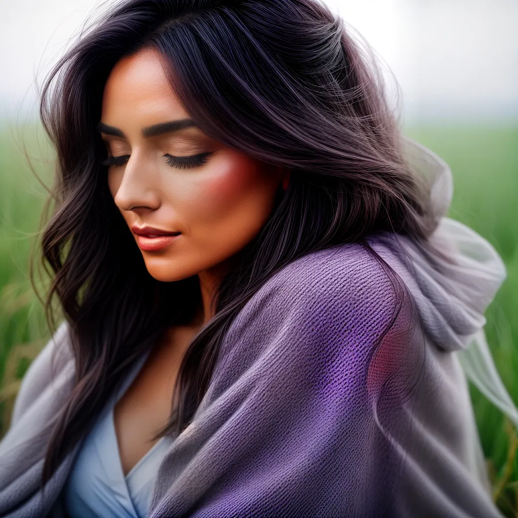 Fotos mulher lavanda sonhos