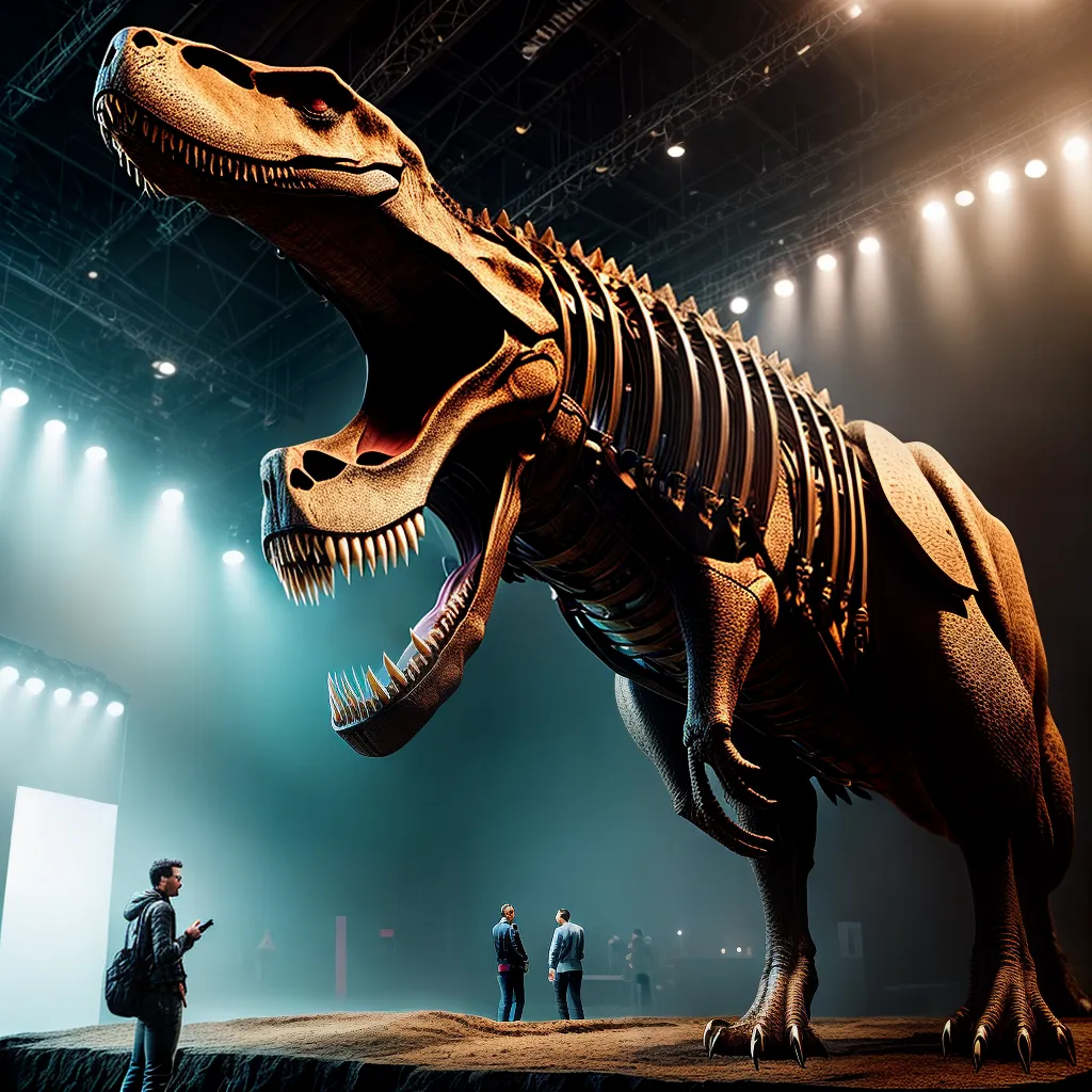 Fotos museu t rex fascinio descoberta