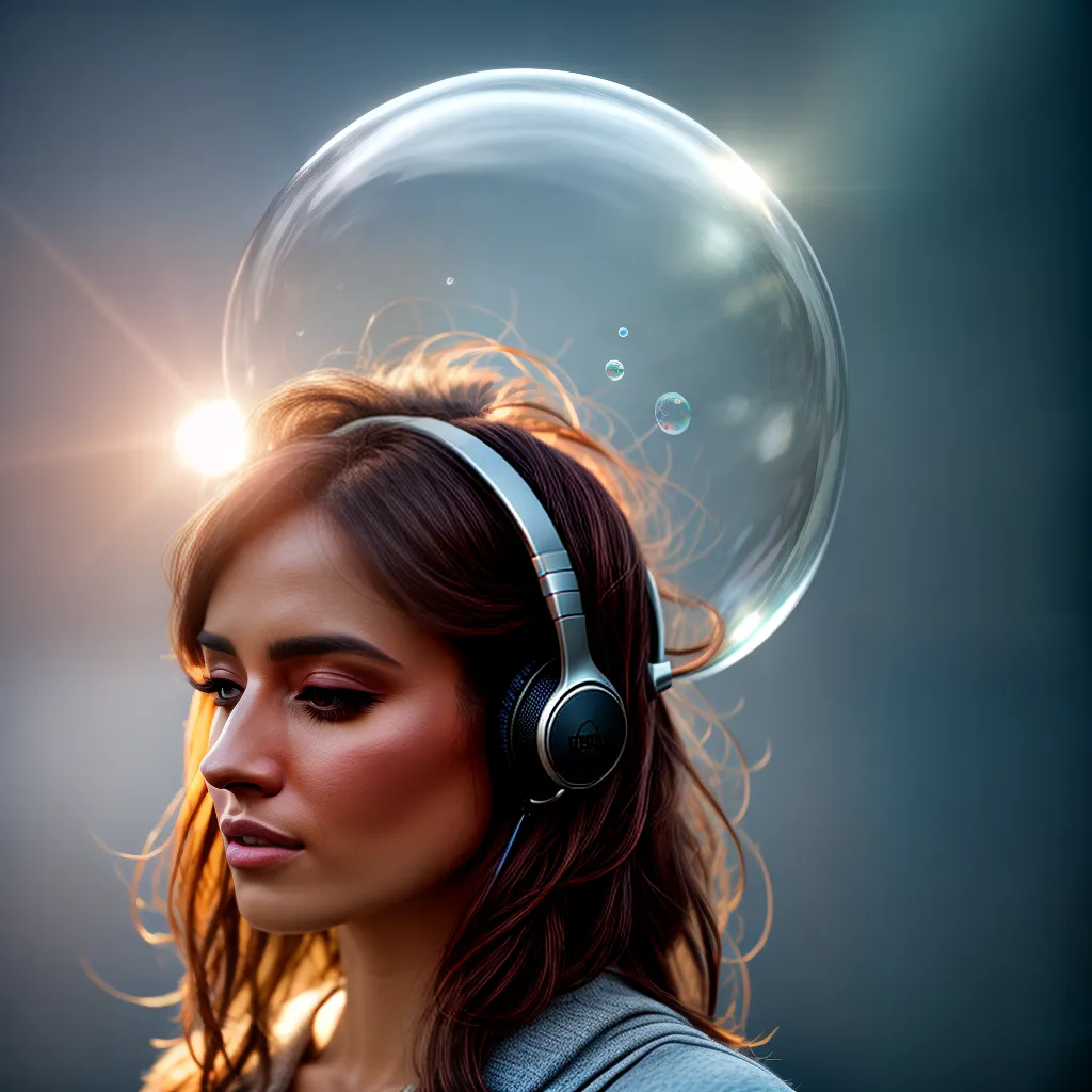 Fone de ouvido: O que significa sonhar escutando música nos fones? 2 Fotos musica fone bolha notas