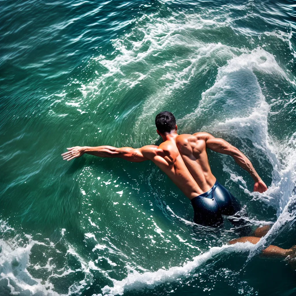 Poderoso Significado de Sonhar com Ondas e Nadar 3 Fotos nadar oceano serenidade determinacao