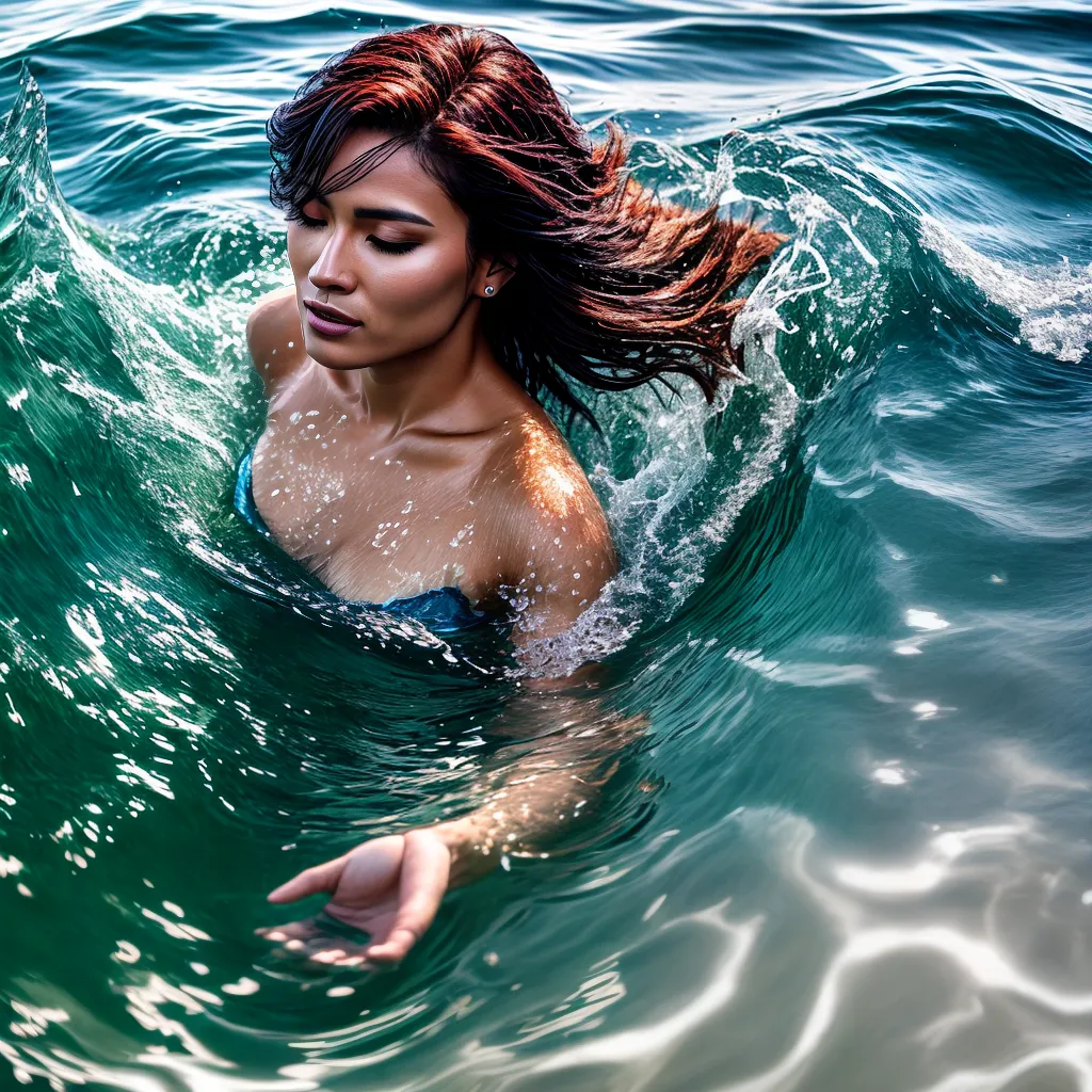 Significado de Sonhar com Natação: Controle do Fluxo Emocional 4 Fotos nado sereno agua turbulenta