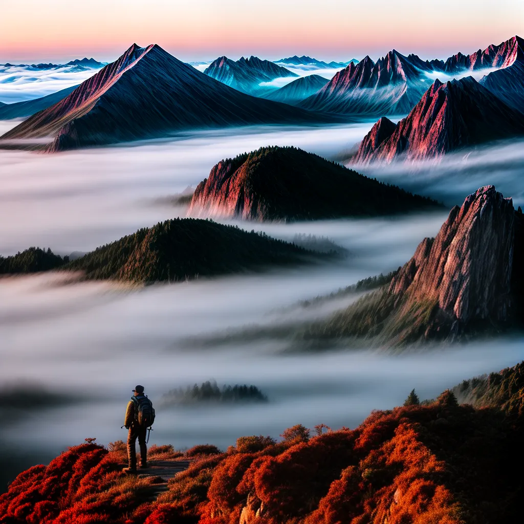 Descubra o que Significa Sonhar com Paisagens Naturais 4 Fotos nascer do sol montanhas nevoa sonho