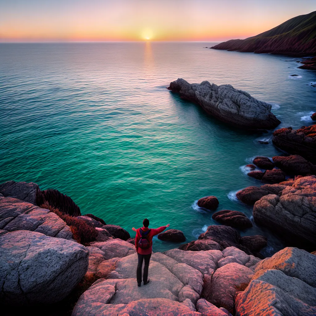 Fotos nascer do sol oceano meditacao espiritualidade