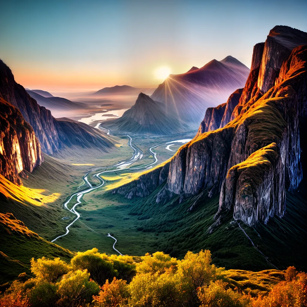 O Brilho do Sonho Dourado: Qual o Significado de Sonhar com Coisas Nobres 4 Fotos nascer sol castelo montanha grandeza