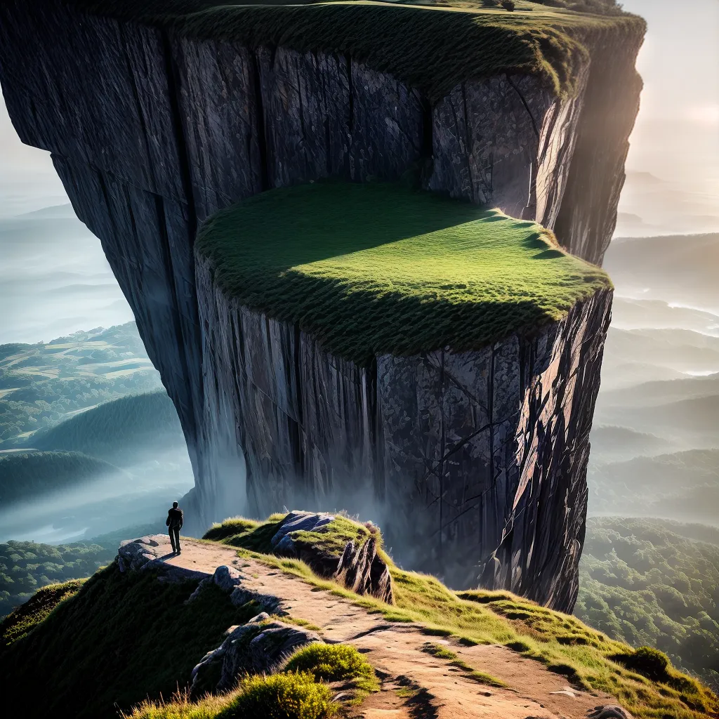 Mirantes surpreendentes: descubra o significado de sonhar com exploração de novos horizontes 5 Fotos nascer sol horizonte cliff