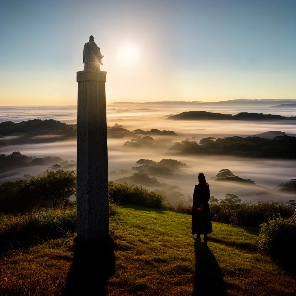 Desvendando a Simbologia do Ressuscitamento nos Sonhos de Transformação 4 Fotos nascer sol mistico figura transformacao