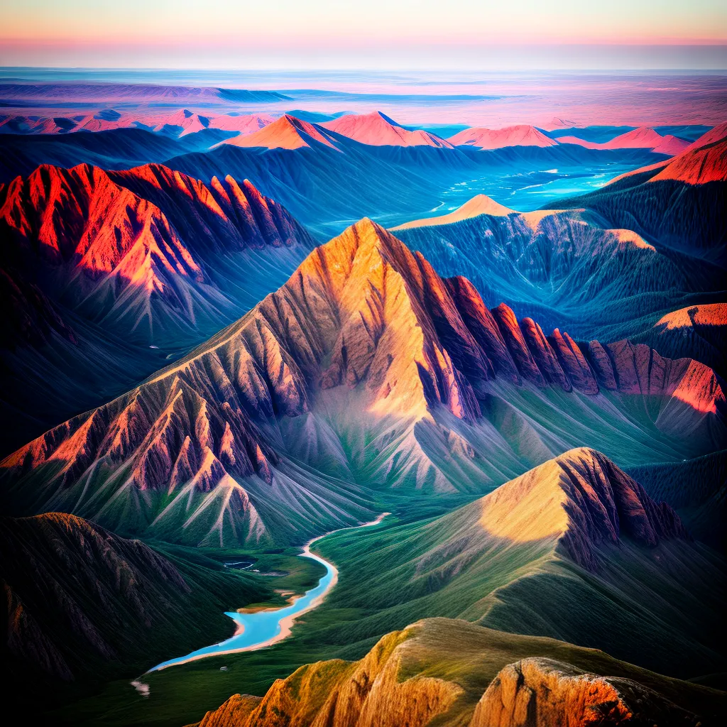 Descubra o significado de sonhar com algo inspirador. 5 Fotos nascer sol montanha cores inspiracao